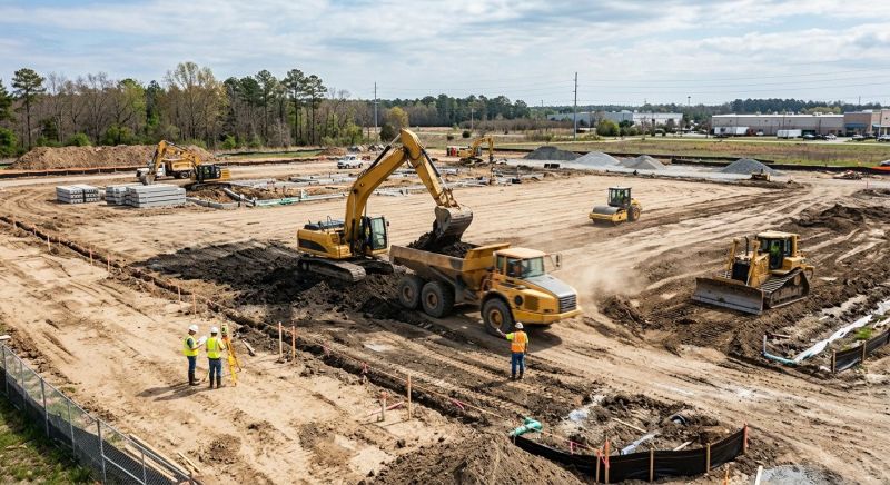 Parking Lot Site Preparation in Atlanta, GA