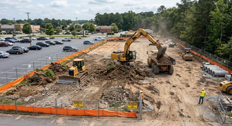 Commercial Lot Clearing in Katy, TX