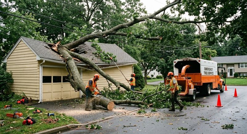 Fallen Tree Removal in Montgomery County, PA