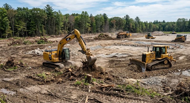 Parking Lot Site Preparation in Cumming, GA