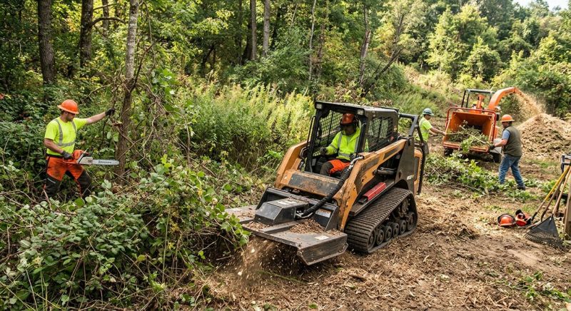 Slope Clearing in Cumming, GA
